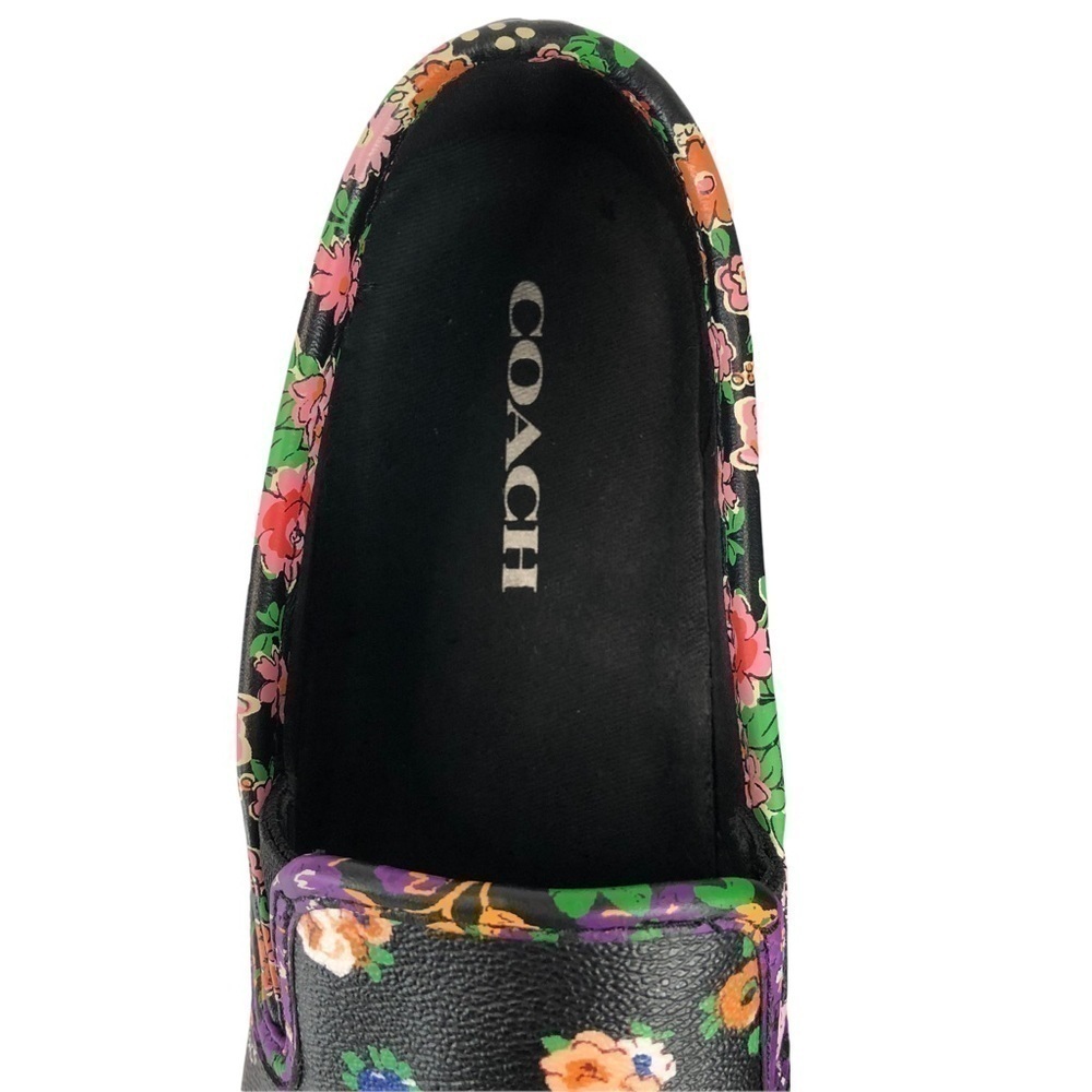 Coach Slip On Sneakers Parkside Tea Rose Black Sz 9.5 - Picture 3 of 11
